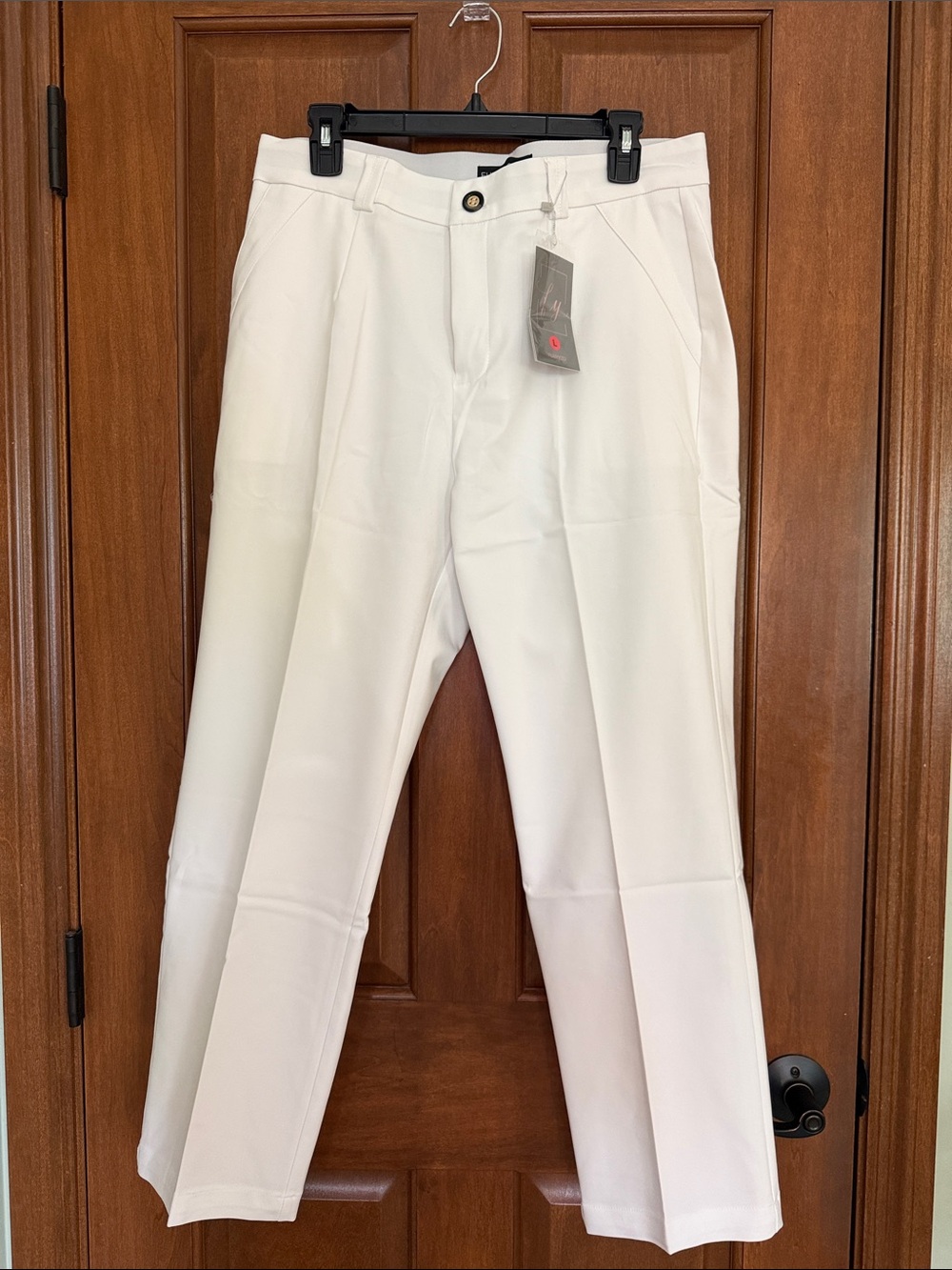 NWT. Straight-Leg White Women's Dress Pants